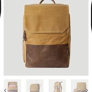Native Soul (formerly Atlas) camera backpack- canvas and genuine leather